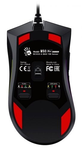 A4Tech игровая Bloody W90 Max (10000dpi)