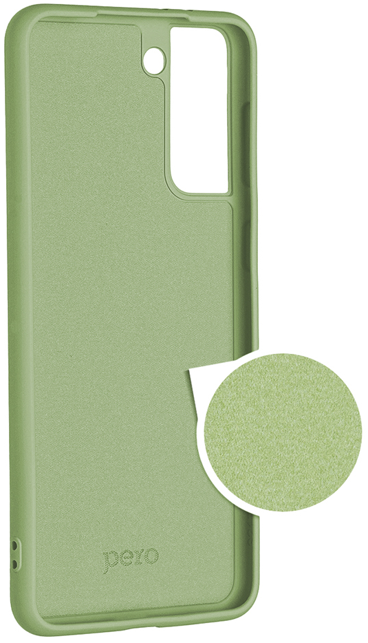 PERO Чехол-накладка Liquid Silicone Case для Samsung Galaxy S21+ SM-G996