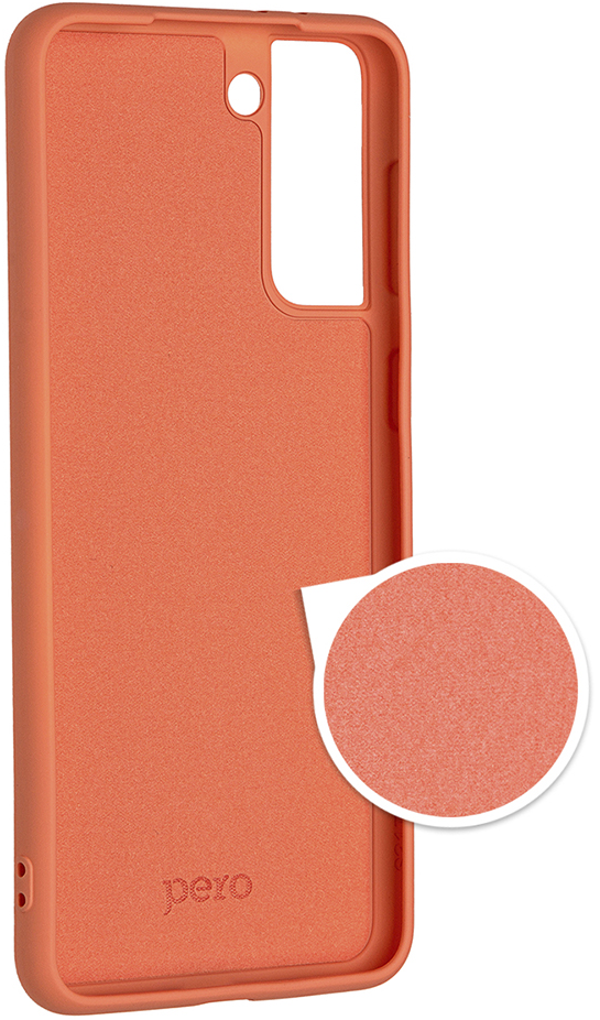 PERO Чехол-накладка Liquid Silicone Case для Samsung Galaxy S21+ SM-G996