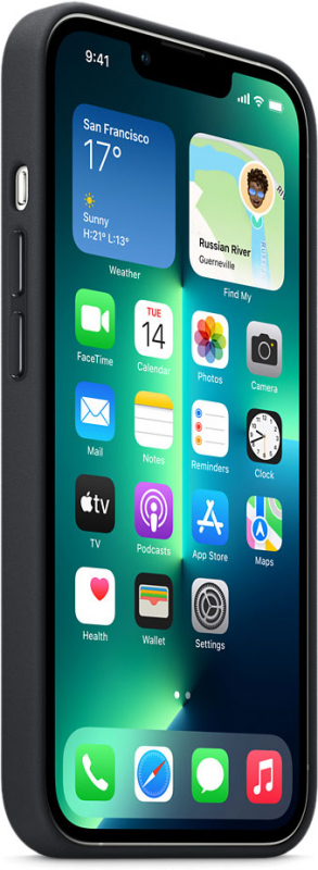 Apple Чехол-накладка Leather Case MagSafe для iPhone 13 Pro