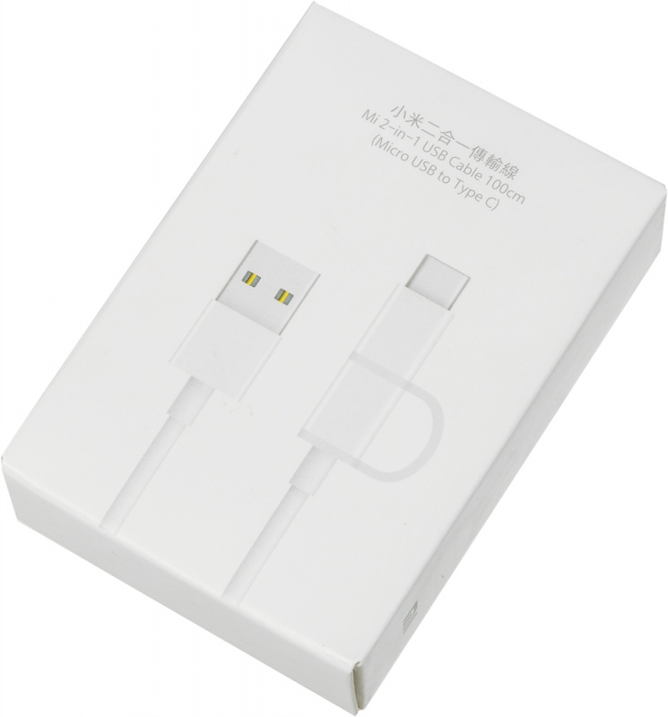 Xiaomi Кабель Mi 2-in-1 USB - USB Type-C/micro USB, 1м
