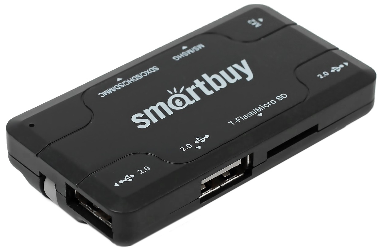 SmartBuy USB HUB + Картридер 750