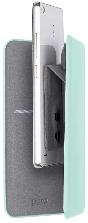 PERO Чехол-книжка Soft Touch универсальный 6.0-6.5"