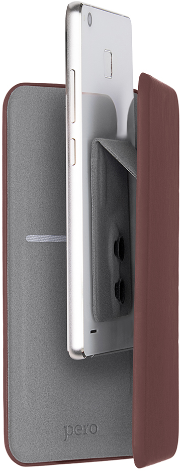 PERO Чехол-книжка Soft Touch универсальный 6.0-6.5"