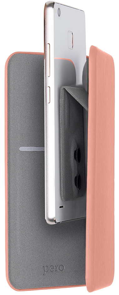 PERO Чехол-книжка Soft Touch универсальный 6.0-6.5"