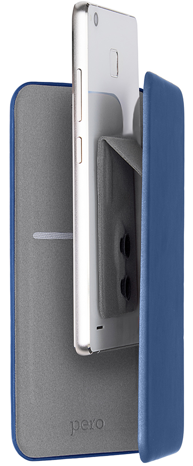 PERO Чехол-книжка Soft Touch универсальный 6.0-6.5"