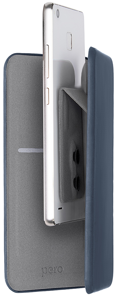 PERO Чехол-книжка Soft Touch универсальный 6.0-6.5"