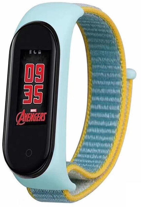 DF Сменный ремешок для Xiaomi Mi Band 3/ Mi Band 4/ Mi Band 5/ Mi Band 6