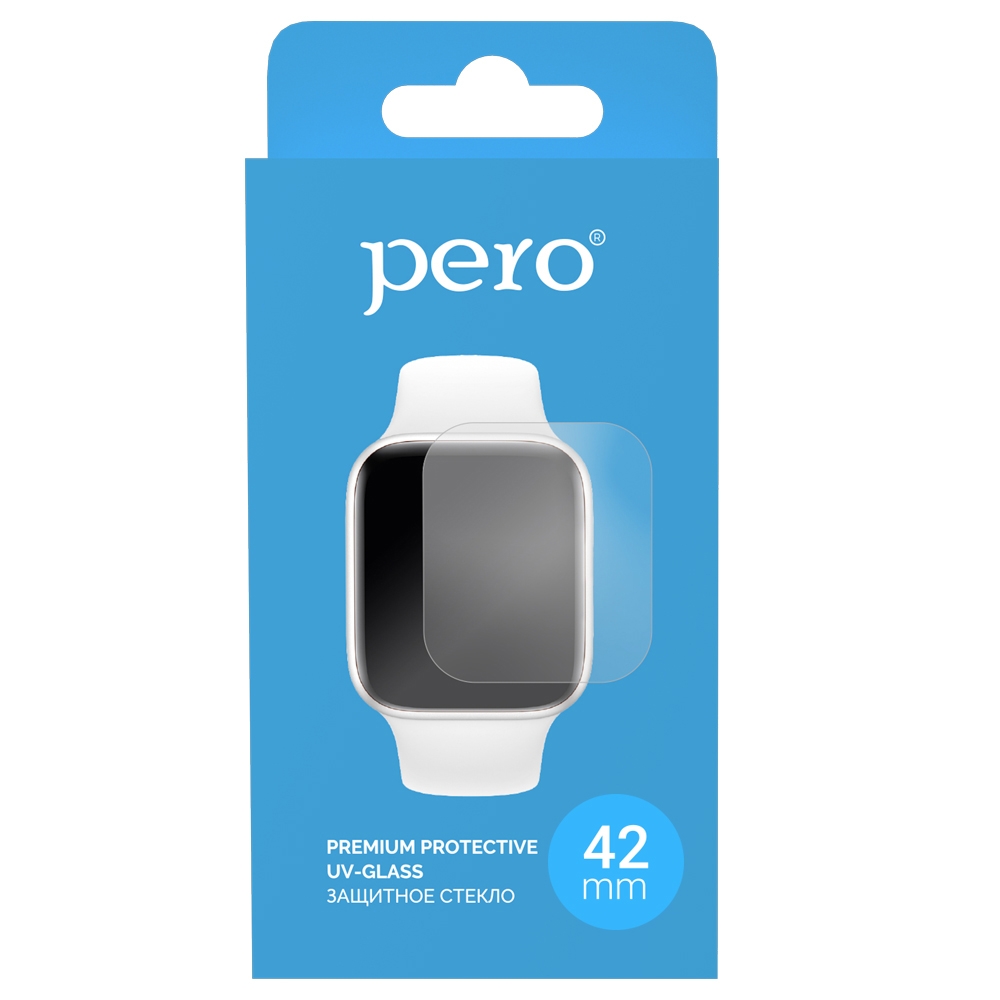 PERO Защитное стекло UV-GLASS для Apple Watch series 3 (42 mm)
