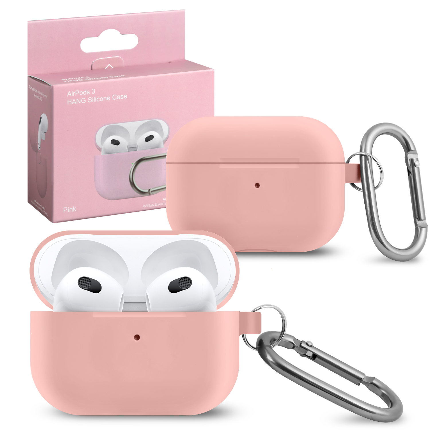 noname Чехол для Apple AirPods 3 Hand с карабином