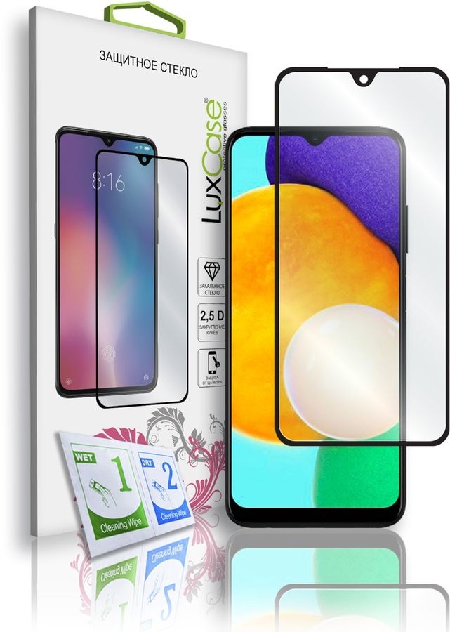 LuxCase Защитное стекло Full Glue для Samsung Galaxy A03s SM-A037F