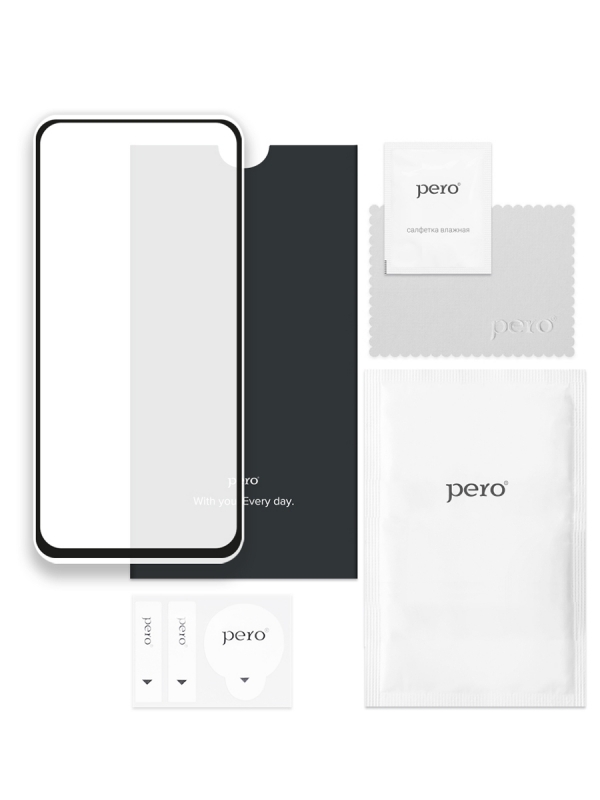 PERO Защитное стекло Full Glue для Xiaomi Redmi Note 10S