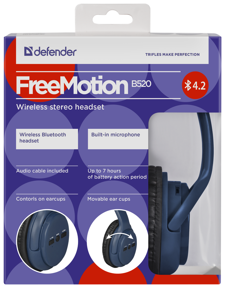 Defender Беспроводная гарнитура FreeMotion B520