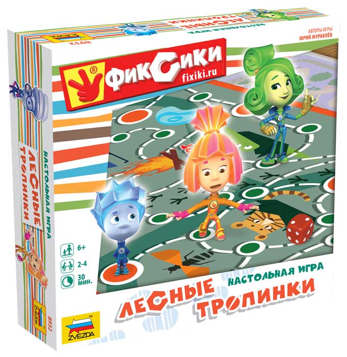 

Настольные игры для детей Звезда, Настольная игра "Фиксики. Лесные тропинки"