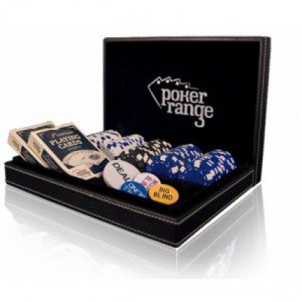 Poker Range Покерный набор в кожаном футляре на 100 керамических фишек (14 гр.) PR103