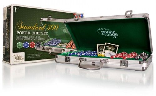 Poker Range Покерный набор в алюминиевом кейсе на 300 фишек (11,5 гр.) с номиналом PR301N