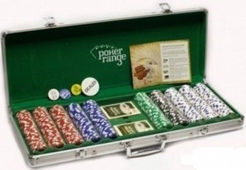 Poker Range Покерный набор в алюминиевом кейсе на 500 фишек (11,5 гр.) PR501