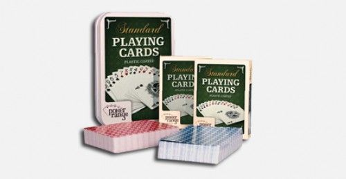 Poker Range Две колоды карт в жестяной коробке PR603