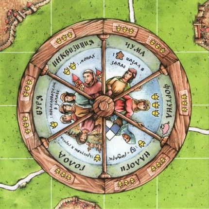 Hobby World Настольная игра "Каркассон. Колесо фортуны." (Carcassonne: Wheel of Fortune)