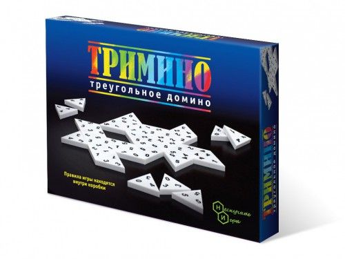 Нескучные игры "Тримино" (треугольное домино)