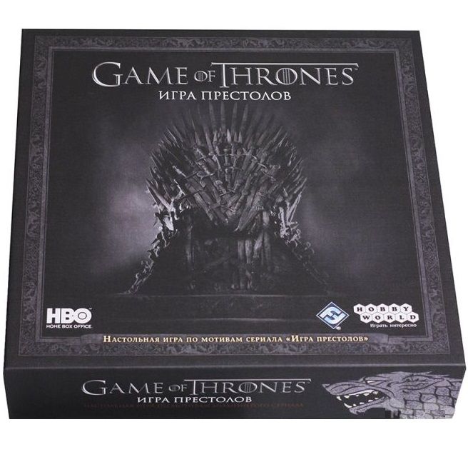 Hobby World Настольная игра "Игра Престолов. НВО."(Game of Thrones), киноверсия