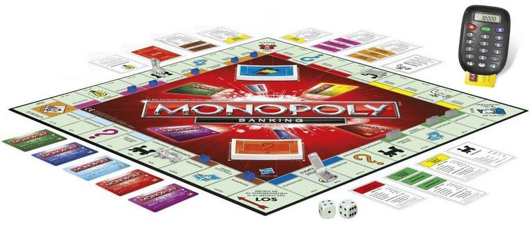 Hasbro Настольная игра "Монополия", с банковскими картами (Monopoly: Here and Now Electronic Banking)