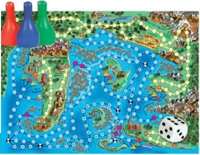 Добрые игрушки Настольная игра "Карта карибских пиратов"