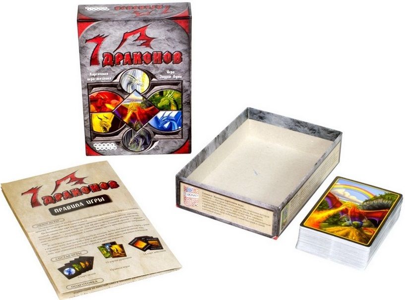 Hobby World Настольная игра "7 драконов" (Seven Dragons)