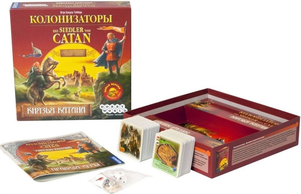 Hobby World Настольная игра "Колонизаторы. Князья Катана" (The Rivals for Catan)