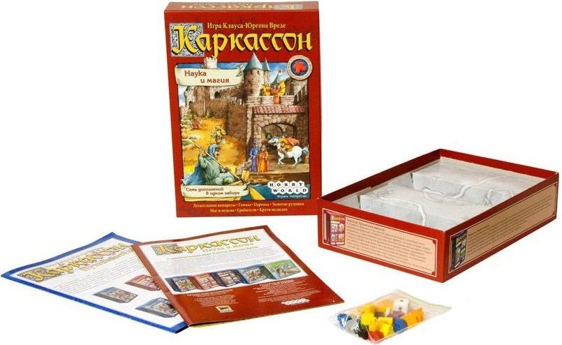 Hobby World Настольная игра "Каркассон. Наука и Магия" (Carcassonne. Science and magic) ДОПОЛНЕНИЕ