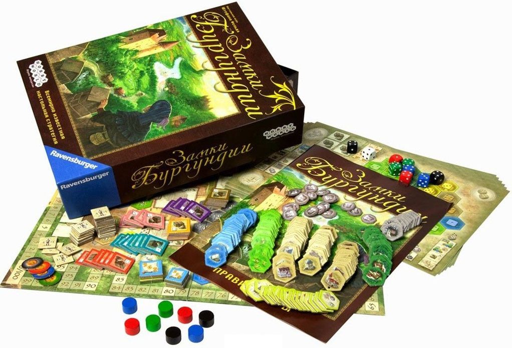 Hobby World Настольная игра "Замки Бургундии" (The Castles of Burgundy)