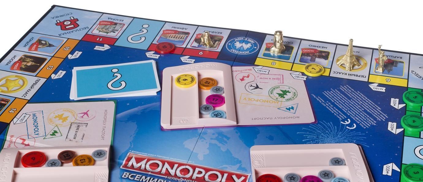 Hasbro Настольная игра "Всемирная Монополия" (Monopoly: Here and Now – The World Edition)