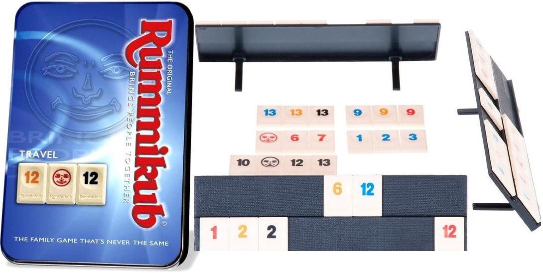 KodKod Настольная игра "Руммикуб" (Rummikub), компактная