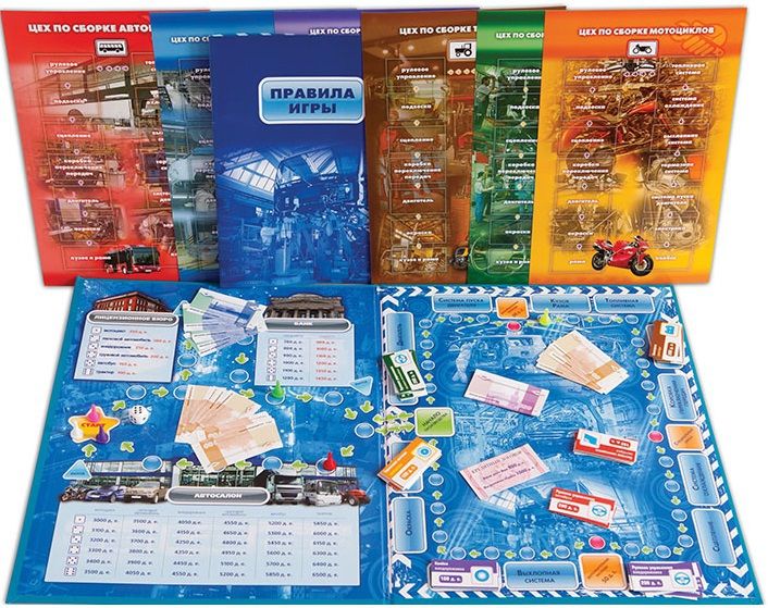 Новое Поколение Настольная игра "Автомобильный завод"