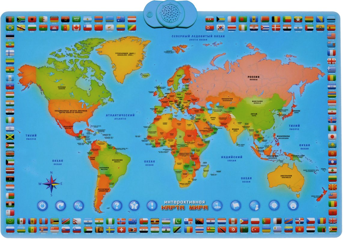 Карта мира интерактивная