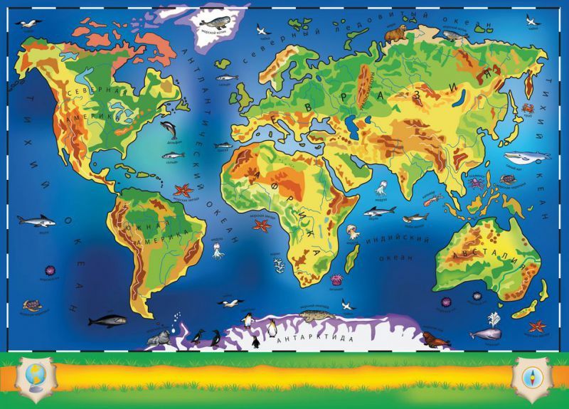 Нескучные игры Игра с волшебными наклейками "Волшебная география"