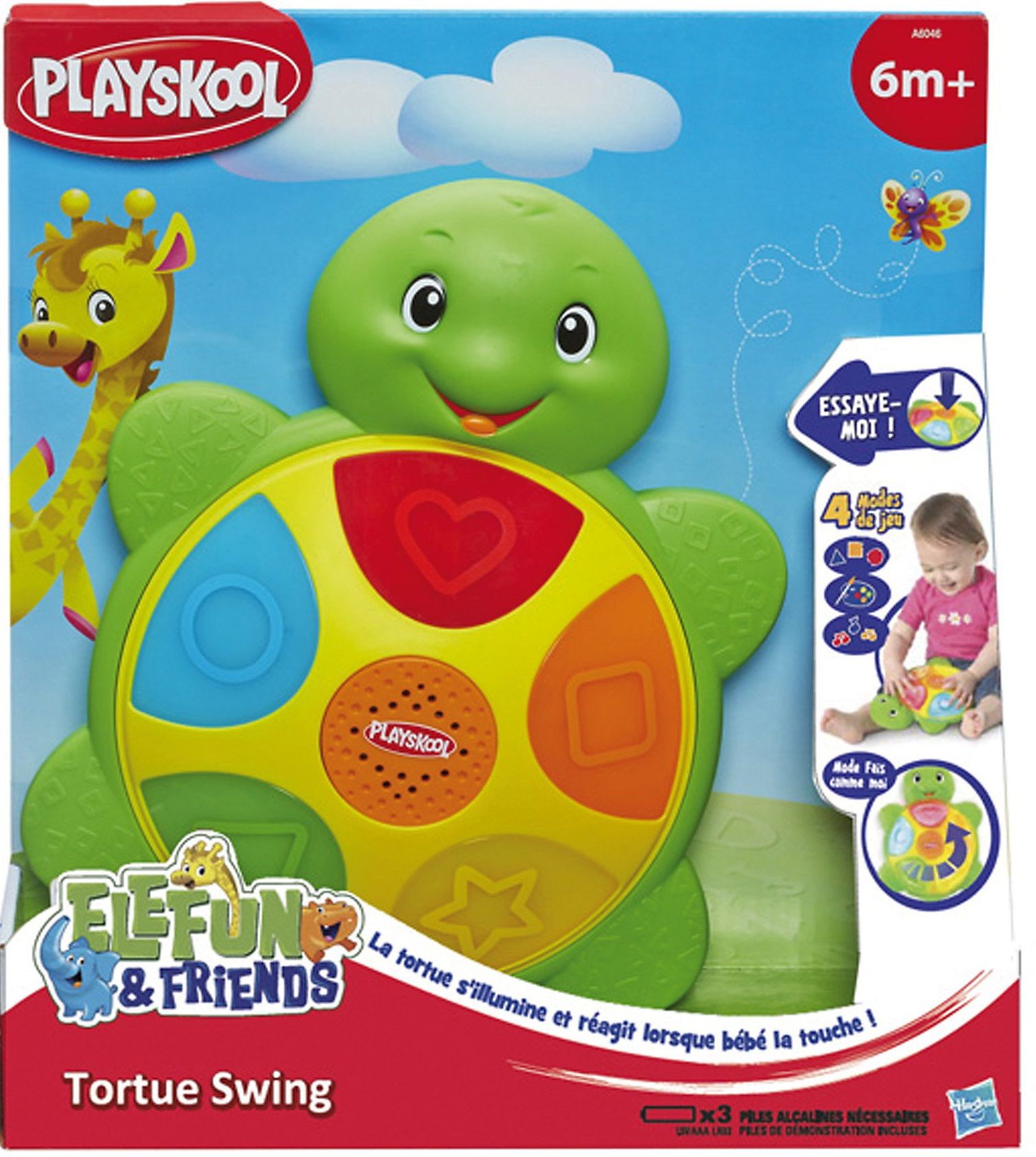 Hasbro Игрушка интерактивная Playskool "Черепашка. Цвета и формы"