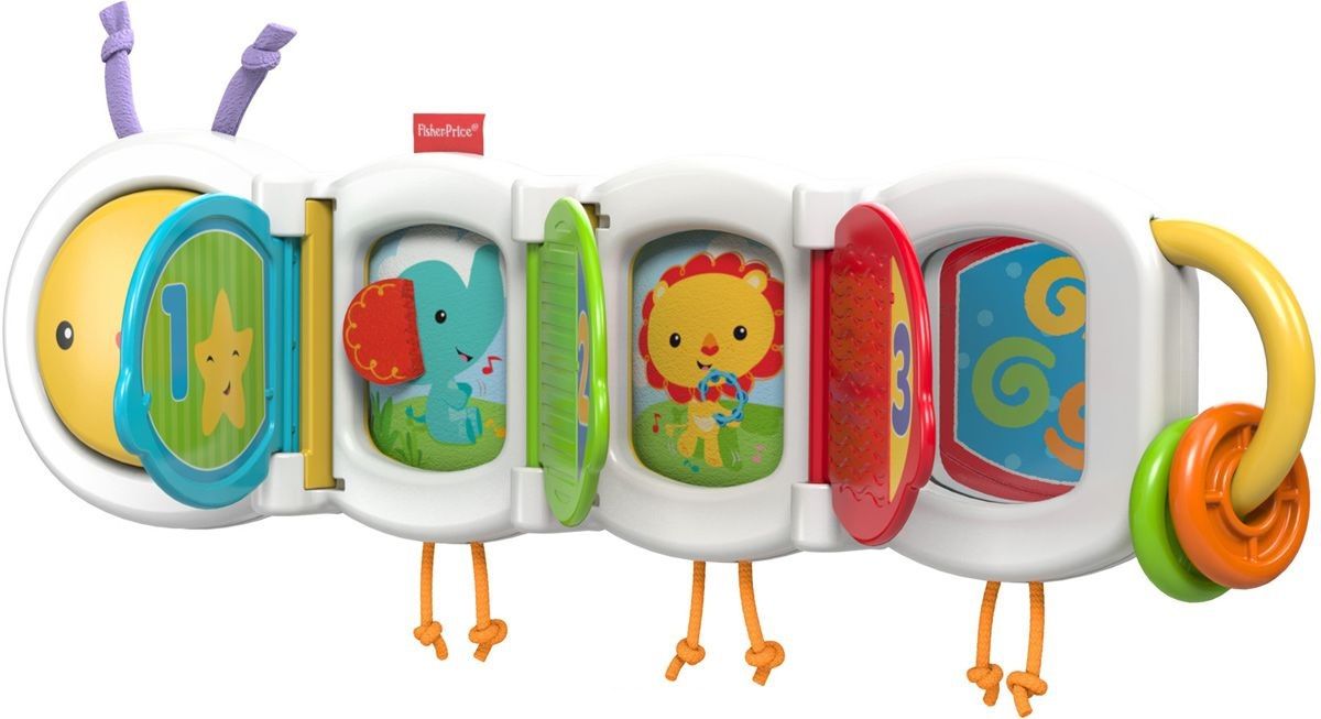 Mattel Развивающая игрушка Fisher Price "Гусеница с сюрпризом"