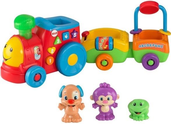 Mattel Развивающая игрушка Fisher Price "Паровозик ученого щенка" с технологией Smart Stages