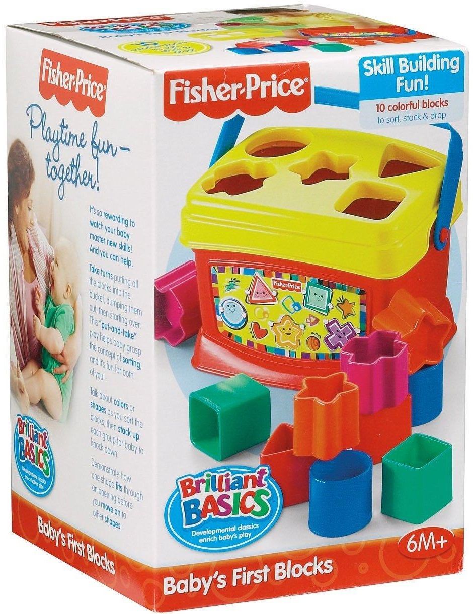 Mattel Сортер Fisher Price "Первые кубики малыша"