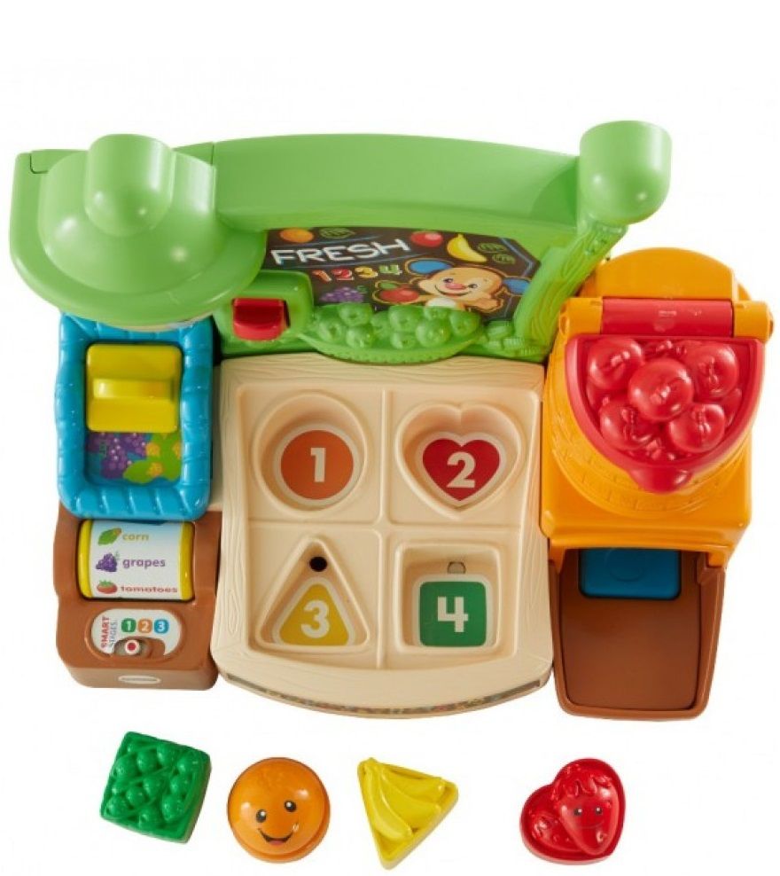 Mattel Игрушка Fisher Price "Магазин с фруктами" с технологией Smart Stages
