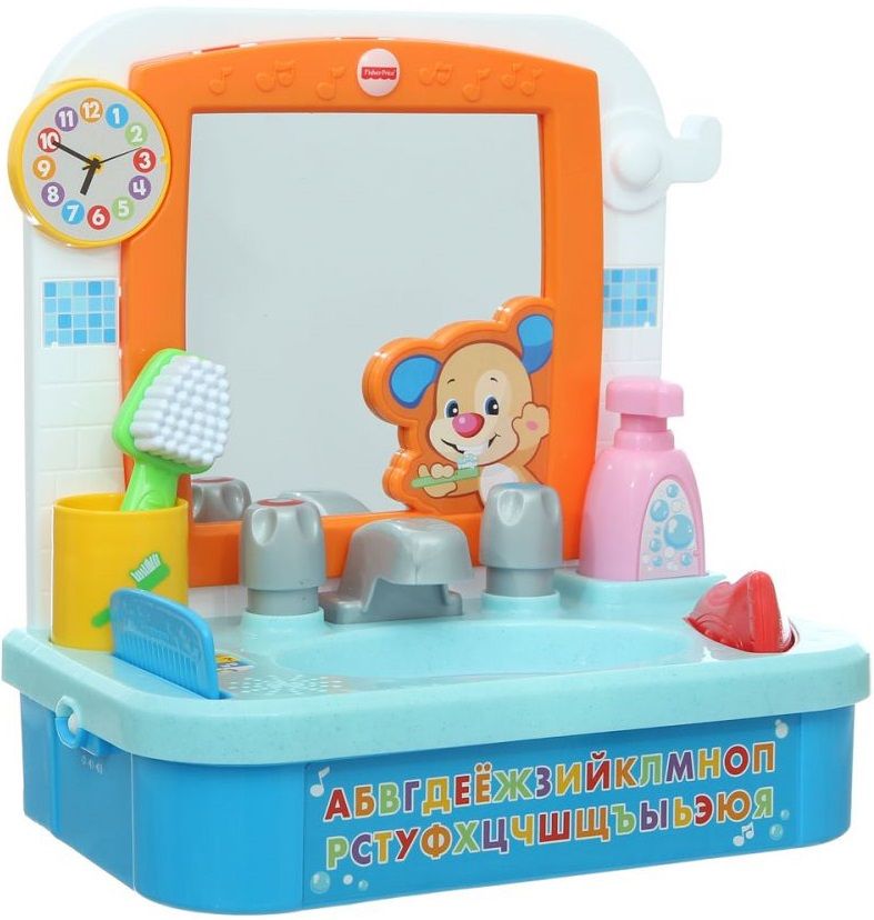 Mattel Развивающая игрушка Fisher Price "Умывальник ученого щенка"