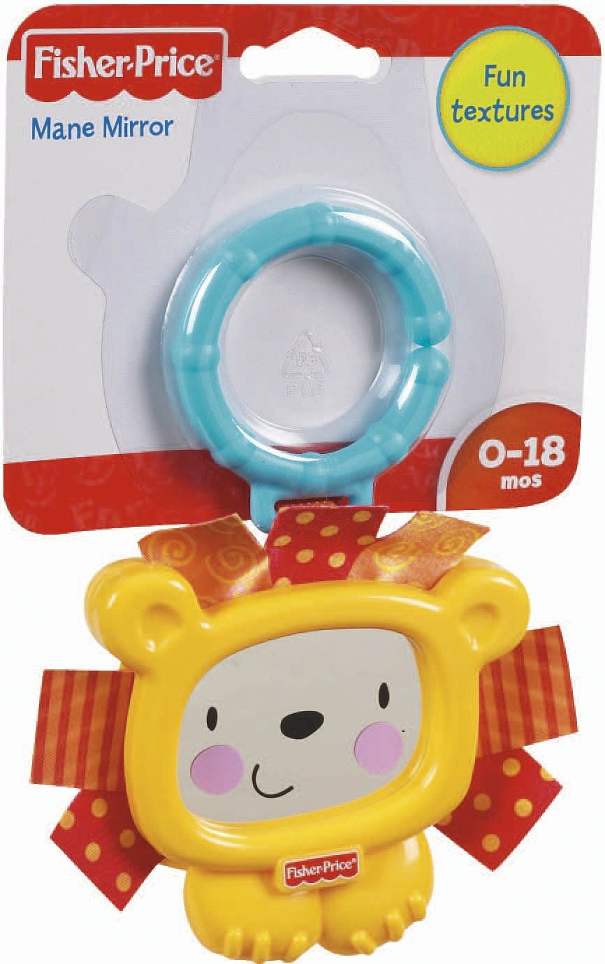 Mattel Погремушка Fisher Price "Зеркало-лев"