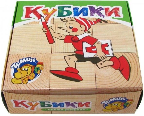 

Игрушки для самых маленьких Томик, Кубики "Герои сказок"