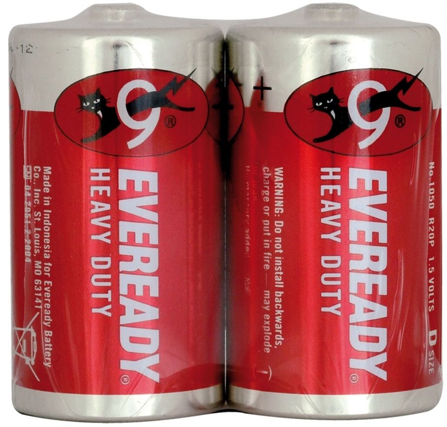 

Батарейки C Eveready "Heavy Duty", 2 шт. (LR14-2BL)
