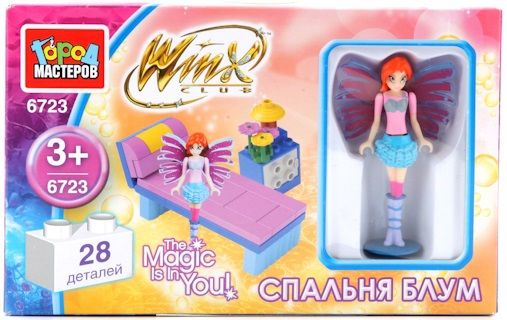 Город мастеров Конструктор "Winx. Спальня Блум" 28 деталей