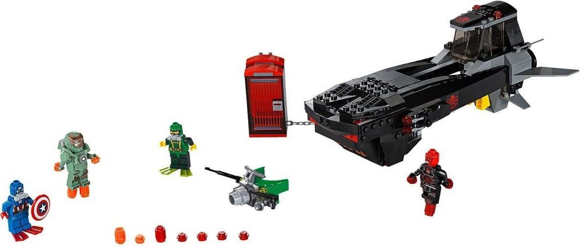Lego Конструктор Super Heroes "Похищение капитана Америка" 335 деталей