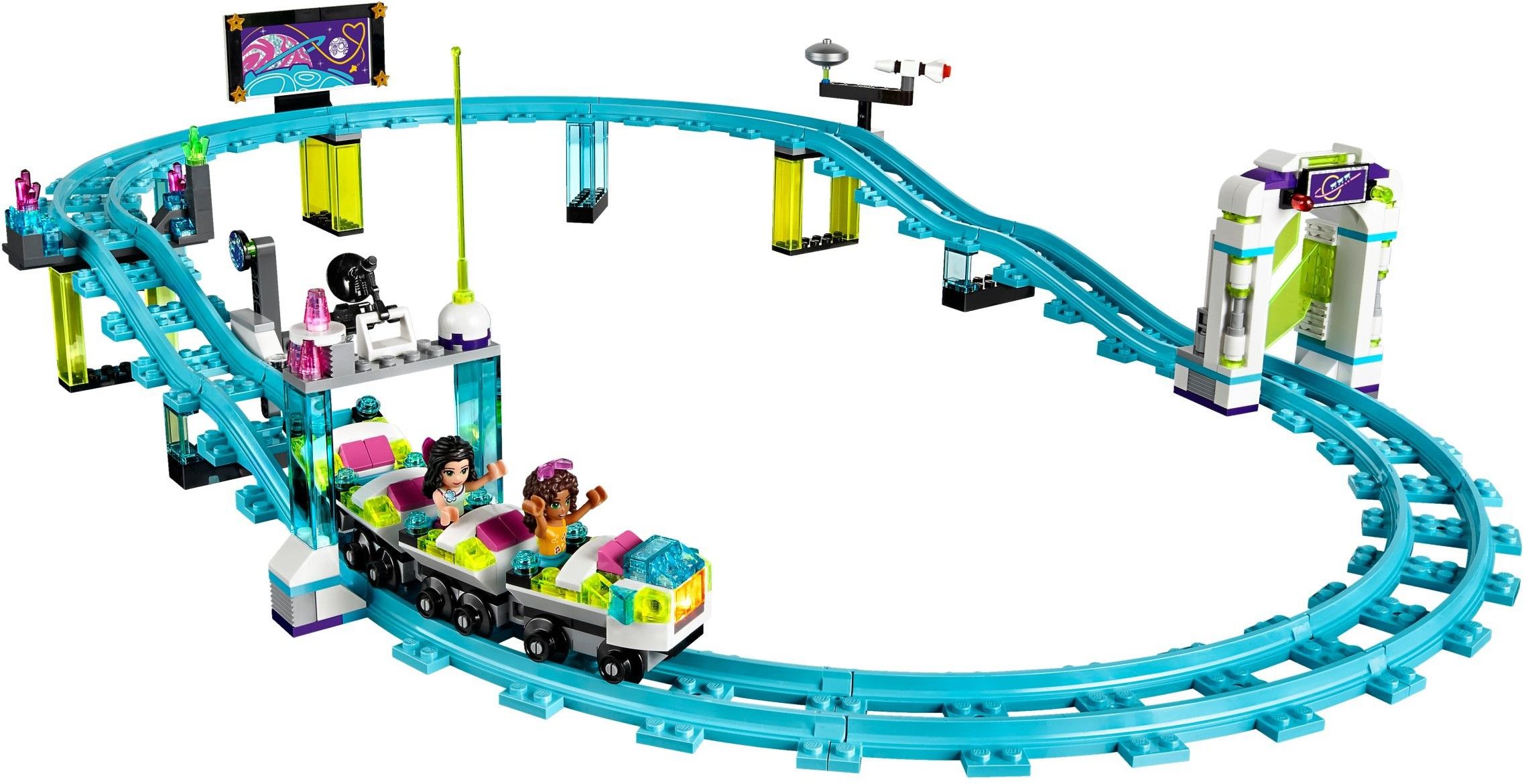 Lego Конструктор Friends "Парк развлечений: американские горки" 1124 детали