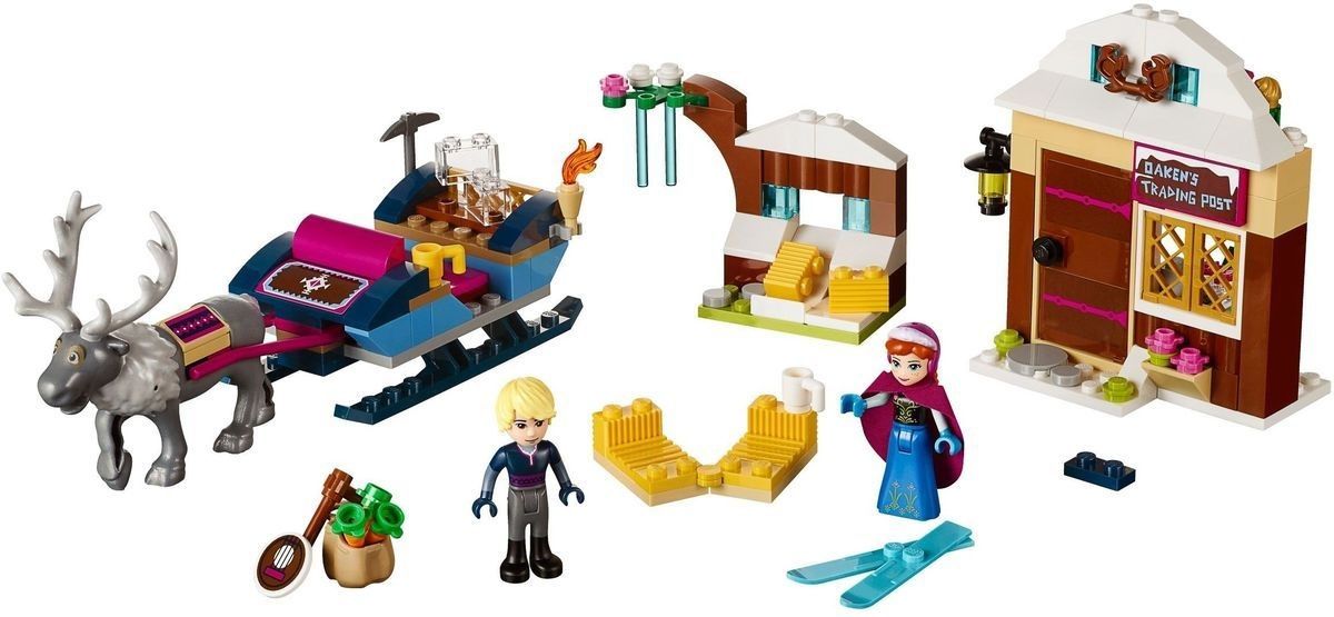 Lego Конструктор Disney Princess "Анна и Кристоф. Прогулка на санях" 174 детали