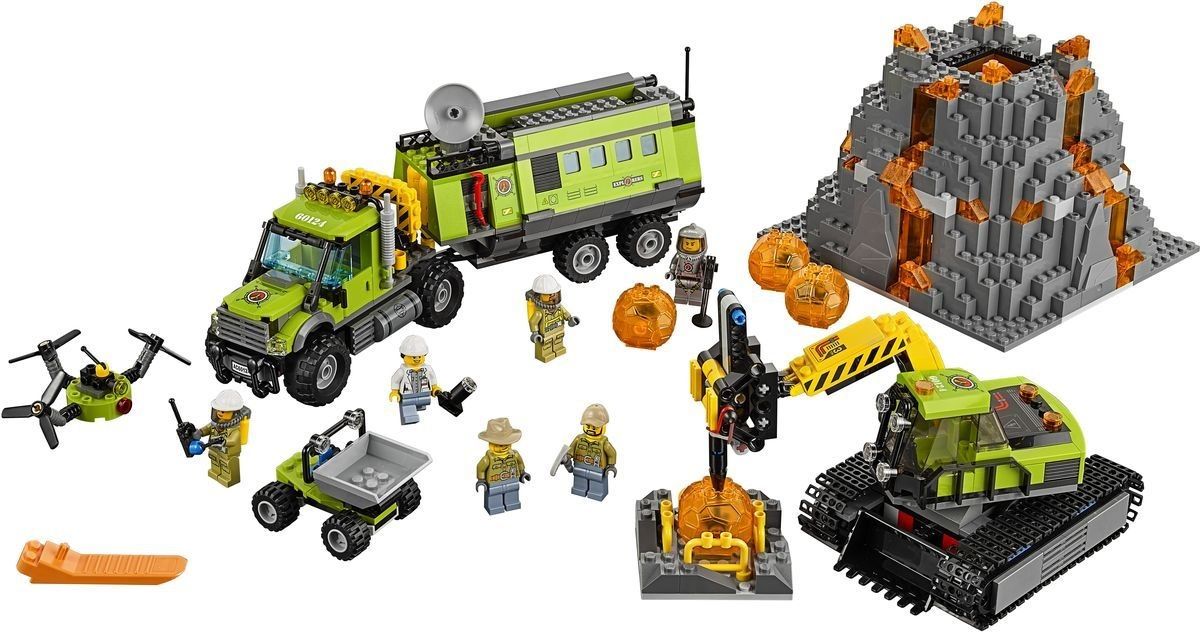 Lego Конструктор City "База исследователей вулканов" 824 детали